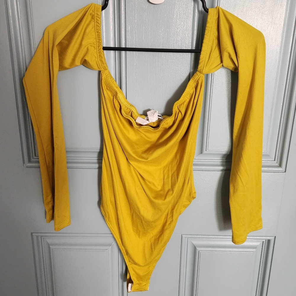 Yellow Long Sleeve Women's Top